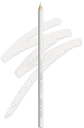 wet n wild Color Icon Kohl Eyeliner Pencil, Rich Hyper-Pigmented Color, Smooth Creamy Application, Long-Wearing Matte Finish Versatility, Cruelty-Free & Vegan - You're Always White!(Pack of 2)