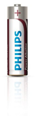 Philips Power Alkaline LR6P4F/10 Lot de 4 Piles alcalines AA 1,5 V 5 Ans
