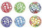 4er SetOball Rattle 10cm