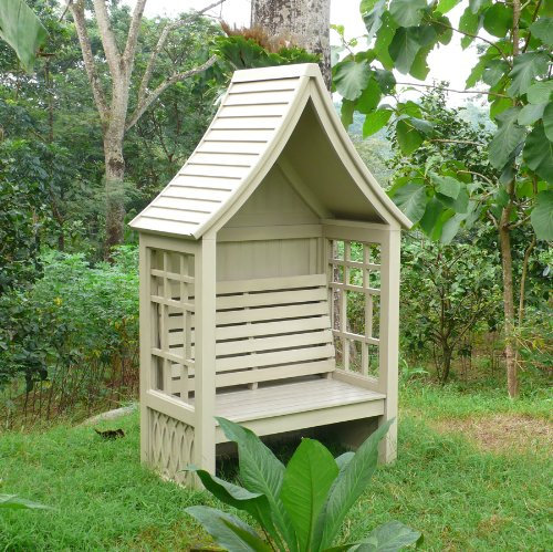 Wugos Queen Laubenbank Rosenbank Pavillon Gartenbank Bank Teehaus Liebesbank