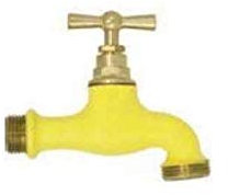 Boutté - Robinet d'arrosage Bicolore Jaune, 15x21/20x27 - BOURO0184293