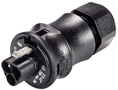 Wieland 96.032.4053.1 Verbinder gesis IP68, 3-polig M Luftschraubenpresse 6-10 mm, schwarz 1 stück steckverbinder