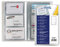 Favorit 100460554 Porta Biglietti da Visita, Copertina con Tasca Personalizzabile, 20 Buste Fisse a 3 Tasche Formato 6X10(X3), Trasparente