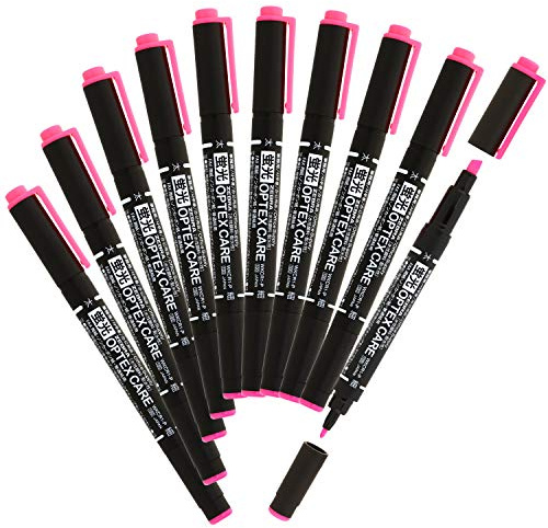 Zebra Optex Care fluorescent pink 10 pieces B-WKCR1-P (japan import)