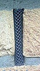 Fugenlüfter, (50 Stück),Wespen u. Mäuse - Schutz, Fugennetz in anthrazit. Angebot: Das Original von FUSTIM