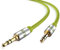 IBRA Câble Aux 10M 3,5 mm Câble Audio Auxiliaire Stéréo Pro - Pour Beats Casque Smartphone Lecteur MP3 Maison/Voiture etc Vert