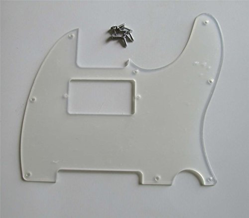 KAISH Clear Tele Humbucker Gitarre Pickguard Transparent Scratch Plate für Fender Telecaster