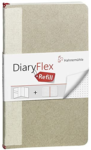Hahnemühle DiaryFlex Refill, Nachfüllheft, gepunktet, 100g/m², 18,2x10,4cm, 80 Blatt/160 Seiten