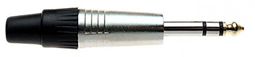 Stagg 16027 Metall Stereoklinkenstecker (6,3 mm) gold