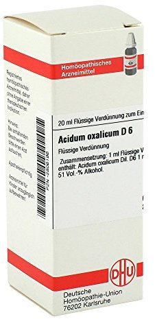 DHU Acidum oxalicum D6 Dilution, 20 ml Lösung