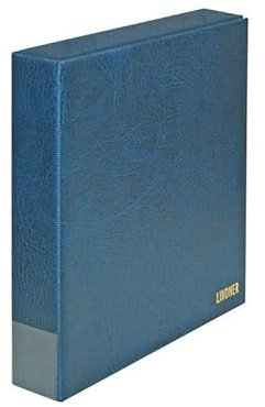 Lindner 1100B - B Briefmarken-Einsteckalbum ECO-blau