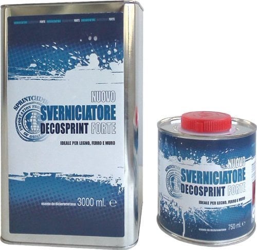 Sverniciatore Neutro Decosprint Forte Ideale per legno, ferro e muro 0,750 Lt