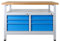 ADB Werktisch Werkbank Arbeitstisch Werkzeugtisch 6 Schubladen 1200x600x840 mm