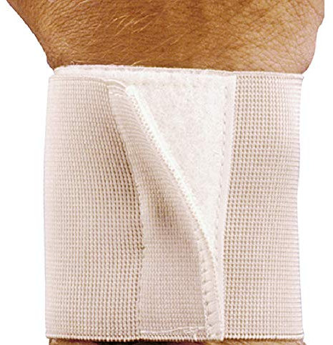 MANIFATTURA BERNINA Saniform 2019 (Größe 1) - Elastische Handgelenkbandagen verstellbarem mit Klettverschluss (1 Paar)