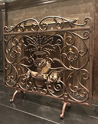 Protector chimenea. Antichispas (78 cm x 68 cm). Placa plana