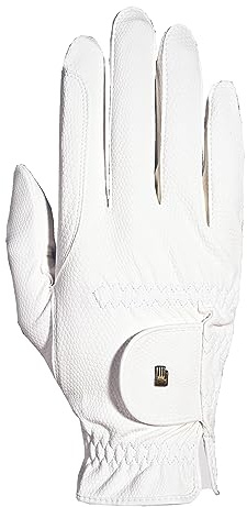 Roeckl Sports Reithandschuh ROECK-Grip Winter, Turnier Winter Handschuh, Weiß/Weiß 11
