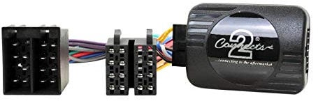 Connects2 Interfaz de control del volante Citroen C2 (2003-2005), C5 (2001-2005), C8 (2003-2006), C3-Pluriel (2002-2005) Adaptador ISO de 8 vías Negro