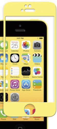 Moshi iVisor Glass - Protector de pantalla para Apple iPhone 5/5S/5C, amarillo