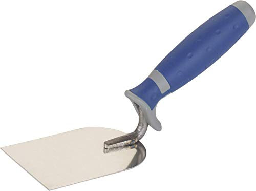 Gipserspachtel Edelstahl mit 2-Komponenten-Griff 120 mm