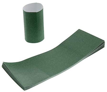 Royal Hunter Green Napkin Bands with Self-Sealing Glue and Bond Paper Construction, Case of 20,000