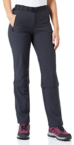 CMP Damen Hose Zip Off Hose, Antracite, C21, 3T51346CF