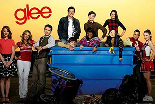 empireposter Glee - Cast - Filmposter Kino Movie TV-Serie - Grösse 91,5x61 cm + Wechselrahmen, Shinsuke® Maxi Aluminium Silber, Acryl-Scheibe