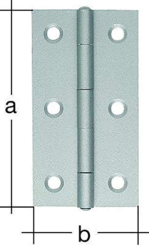 Alberts 361181 Scharnier | schmal | Edelstahl | 64 x 34 mm