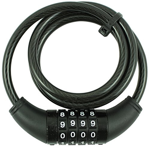 TIMCO Steel Braided Combination Cable Lock - 8mm x 1m