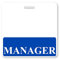 Manager Horizontale Badge Buddy mit blau Grenze von speziellen ID, einzeln verkauft