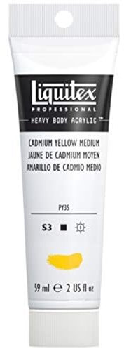 Liquitex Professional Acrylique Heavy Body 59 ml Jaune de cadmium clair Série 3