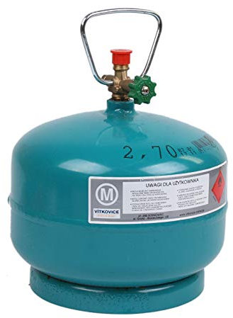 Leere befüllbare Gasflasche Propan Butan Gas 2 kg