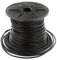 AURORIS - 10m Rolle Lederband rund - Ø 1mm - schwarz