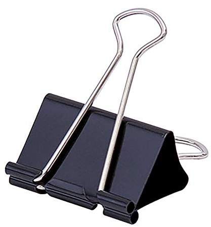 Soennecken Foldbackklemmer 1564 24x12mm schwarz 12 St./Pack.
