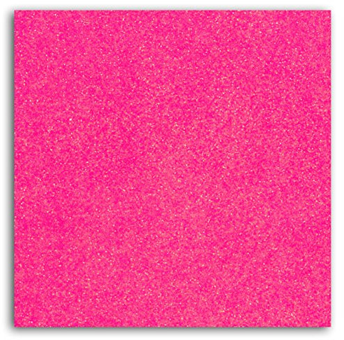 DRAEGER PARIS 1886 Toga by Toga MEG814 Feuille de Tissu Pailleté Thermocollant Rose Fluo 21 x 30 cm - Customisation Vêtements et Décoration - Lavable 30° - Application Facile au Fer à Repasser