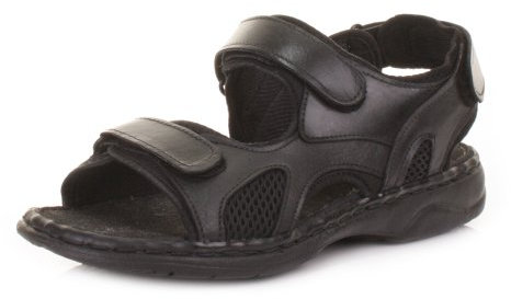 Mens Real Leather Outdoor Summer Sandals SIZE 7