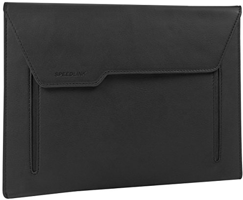 Speedlink Streto Schutzhülle bis 10-Zoll/25,4cm für Tablets (schützt vor Kratzern und Schmutz, Lederoptik) schwarz