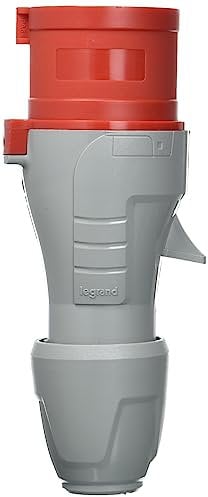 Legrand - Fiche de puissance mâle avec terre 16A - 400V - droite - IP44 - 4 broches