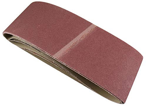 Belt Power Finger File Sander Abrasive Sanding Belts 610mm x 100mm 120 Grit 5 PK