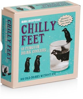 Bar Originale Chilly Feet Drink Ice Coolers Cube shapped Penguins