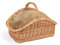 Tigana - Kaminkorb Holzkorb Kaminholzkorb aus Weide mit Jute (Art. 90280-Natur)