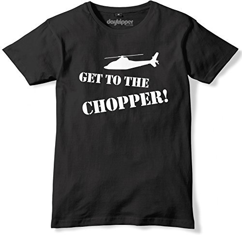 Daytripper Clothing Get to The Chopper Mens Premium T-Shirt -XX-Large-Black