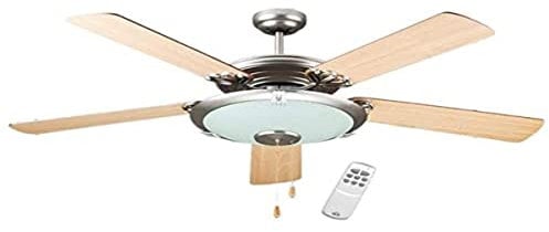 MiTA VECRD50TL - Ventilatore a Soffitto in Legno a Soffitto con Telecomando