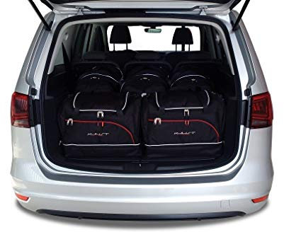 KJUST Dedizierte Reisetaschen 5 stk kompatibel mit VW SHARAN II 2010+ Car Bags