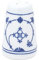 KAHLA 437502A75019X Blau Saks Pfefferstreuer | Gewürzstreuer mit Strohblumenmuster aus Porzellan