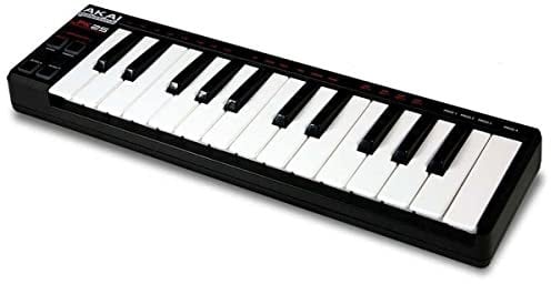 AKAI Professional LPK25 - Portable USB-powered MIDI Keyboard with 25 Velocity-Sensitive Keys with Synth Action for Laptops (Mac & PC), Editing Software Included