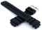 Casio Original Ersatz-Uhrenarmband 10273059 Uhr AWG-M100F-1BD, AW-590-1AW + andere Modelle, schwarzes Band, schwarzes Armband, Schwarz, Armband