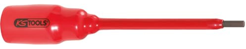 KS Tools 117.1176 1/2 Bit-Stecknuss mit Schutzisolierung für Innensechskant-Schrauben, 10mm,267mm lang