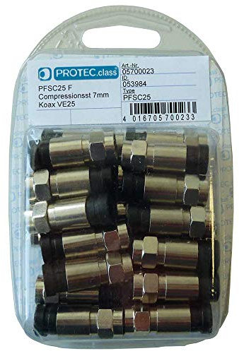 PROTEC.Class F Compressionsst 7mm Koax-VE25 PFSC25