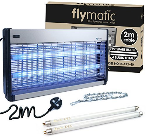 Flymatic Professional Insect - Electric UV - Very Effective (40W (2x20W))
