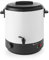 HENDI Heissgetränkespender, Glühweinkocher, Glühwein, Einstellbar bis 110°C, Aufheizdauer ± 75 min, 28L, 230V, 2500W, 447x441x(H)485mm, Edelstahl, Polypropylen, Weiß